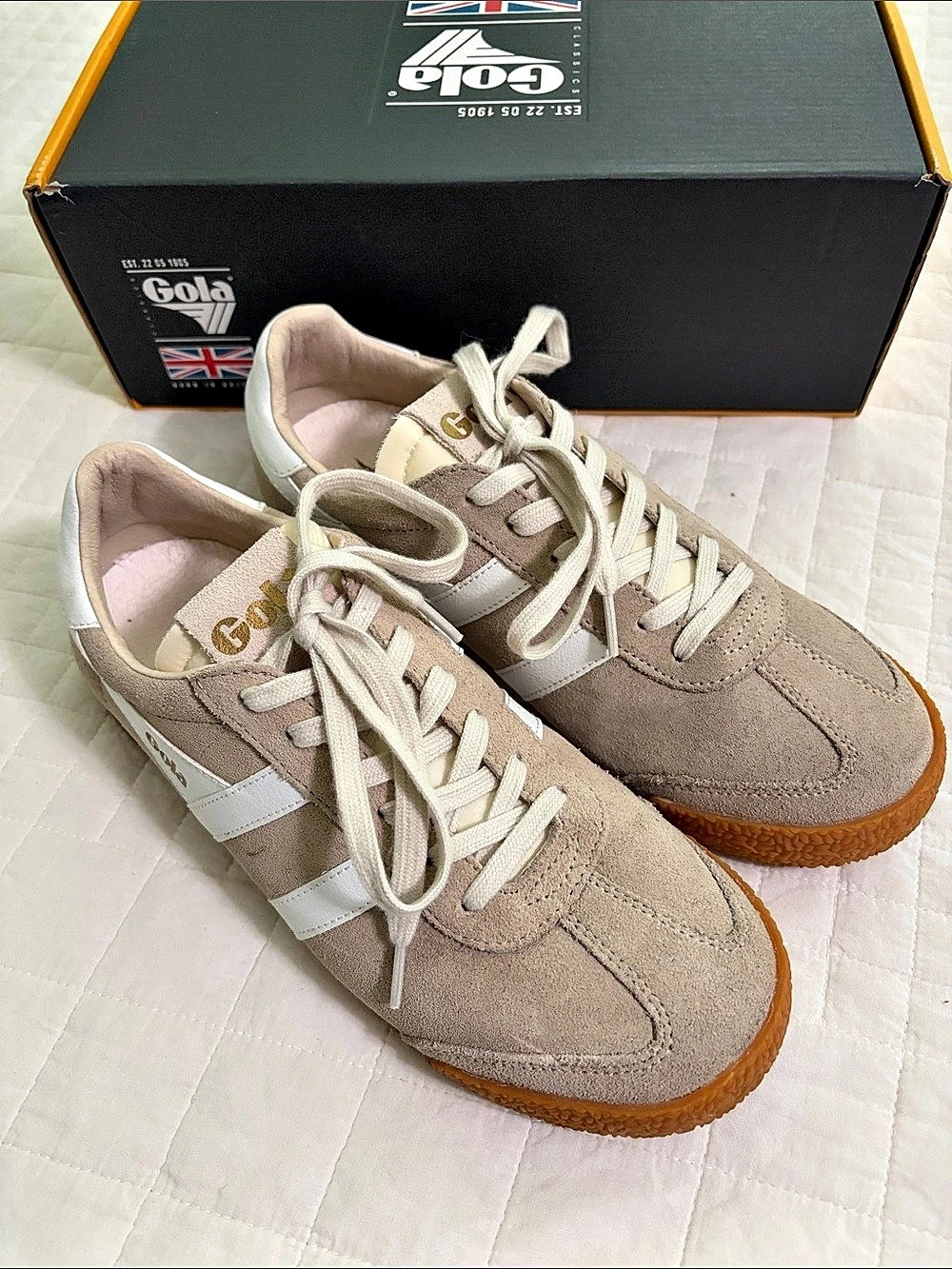 Gola Elan Sneakers Beige & White